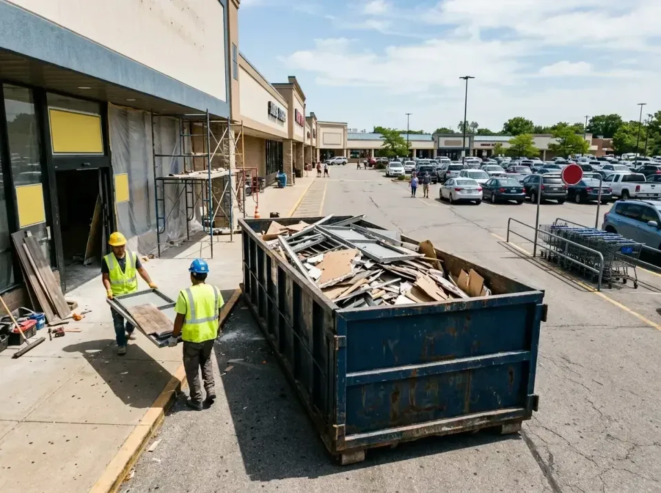 retail-store-renovation-debris-003 — frequently asked questions, Roll-off Dumpster Rentals in Smithton, IL